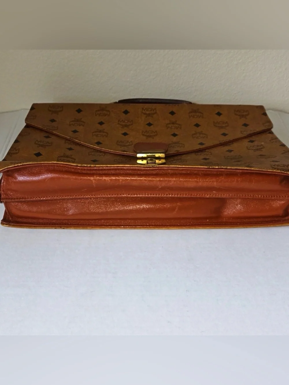 RARE!!!MCM Vintage Visetos Briefcase- Unisex